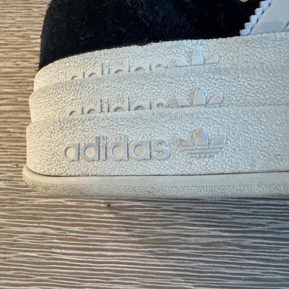 Adidas Gazelle Bold Platform Sneaker-black/white-size 7-women - Picture 6 of 7